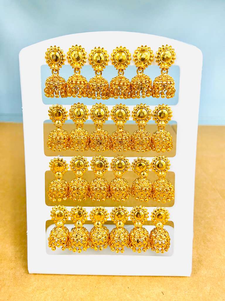 Gold Plated Earrings for Women – Elegant Stylish Fashion Jewelry for Daily & Party Wear